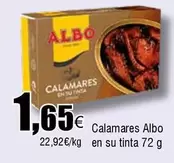 Oferta de Albo - Calamares En Su Tinta por 1,65€ en Froiz