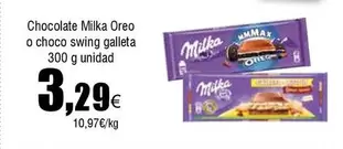 Oferta de Milka - Chocolate Oreo O Choco Swing Galleta por 3,29€ en Froiz