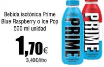 Oferta de Prime - Bebida Isotónica Blue Raspberry O Ice Pop por 1,7€ en Froiz