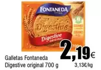 Oferta de Fontaneda - Galletas Digestive Original por 2,19€ en Froiz