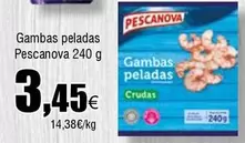 Oferta de Pescanova - Gambas Peladas por 3,45€ en Froiz