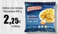 Oferta de Pescanova - Anillos A La Romana por 2,25€ en Froiz