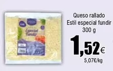 Oferta de Special - Queso Rallado Especial Fundir por 1,52€ en Froiz