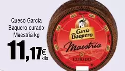 Oferta de Garcia - Queso Guancia Baquero Curado por 11,17€ en Froiz