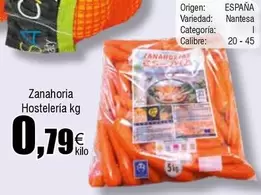 Oferta de Origen - Zanahoria Hosteleria por 0,79€ en Froiz