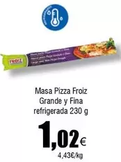 Oferta de Froiz - Masa Pizza por 1,02€ en Froiz