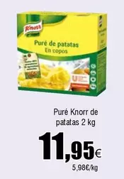 Oferta de Knorr - Pure De Patatas por 11,95€ en Froiz