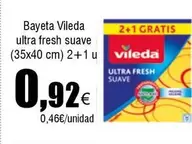 Oferta de Vileda - Bayeta Ultra Fresh Suave por 0,92€ en Froiz