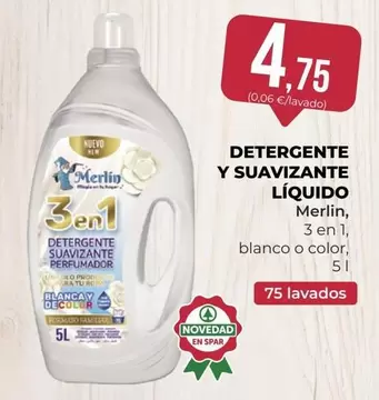 Oferta de Decolor - Detergente Y Suavizante Liquido por 4,75€ en SPAR Gran Canaria