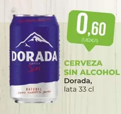 Oferta de Dorada - Cerveza Sin Alcohol por 0,6€ en SPAR Gran Canaria