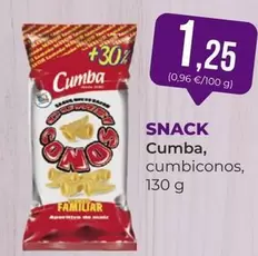 Oferta de Cumba - Snack por 1,25€ en SPAR Gran Canaria