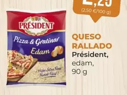 Oferta de Président - Queso Rallado por 5,4€ en SPAR Gran Canaria