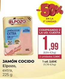 Oferta de Elpozo - Jamon Cocido por 2,65€ en SPAR Gran Canaria