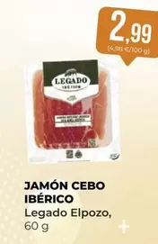 Oferta de Legado - Jamón Cebo Ibérico por 2,99€ en SPAR Gran Canaria