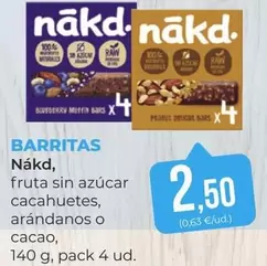 Oferta de Barritas por 2,5€ en SPAR Gran Canaria