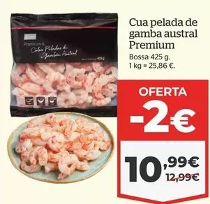 Oferta de Premium - Cua pelada de gamba austral premium por 10,99€ en La Sirena