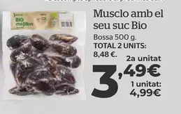 Oferta de Bio - Musclo Amb El Seu Suc Bio por 4,99€ en La Sirena