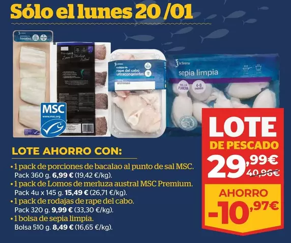 Oferta de La Sirena - Lote Ahorro Con por 29,99€ en La Sirena