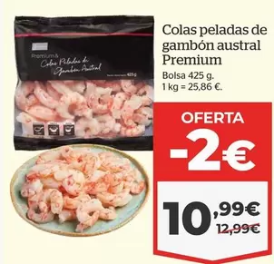 Oferta de Premium - Colas Peladas De Gambon Austral por 10,99€ en La Sirena