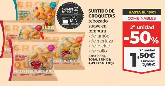 Oferta de Nestlé - Surtido De Croquetas por 2,99€ en La Sirena