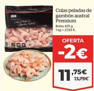 Oferta de Premium - Colas Peladas De Gambon Austral por 11,75€ en La Sirena