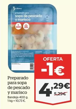 Oferta de La Sirena - Preparado Para Sopa De Pescado Y Marisco por 4,29€ en La Sirena