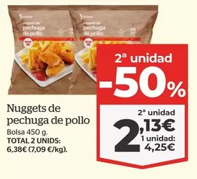 Oferta de Total - Nuggets De Pechuga De Pollo por 4,25€ en La Sirena