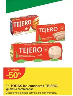 Oferta de Tejero - En Todas Las Conservas en Carrefour Express