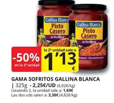 Oferta de Gallina Blanca - Sofritos  por 2,25€ en Supermercados MAS