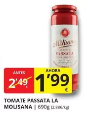 Oferta de La Molisana - Tomate Passata por 1,99€ en Supermercados MAS