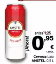 Oferta de Amstel - Cerveza Lata por 0,95€ en Masymas