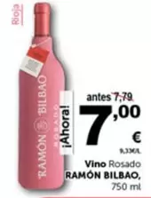 Oferta de Ramón Bilbao - Vino Rosado por 7€ en Masymas