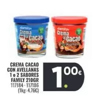 Oferta de Family - Crema Cacao Con Avellanas 1 O 2 Sabores  por 1€ en Family Cash