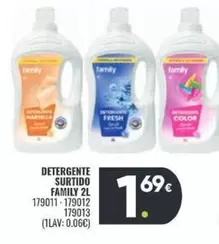 Oferta de Family - Detergente Surtido por 1,69€ en Family Cash