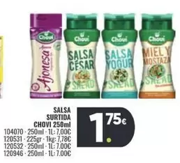 Oferta de Chovi - Salsa Surtida por 1,75€ en Family Cash