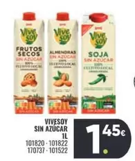 Oferta de ViveSoy - Sin Azucar por 1,45€ en Family Cash