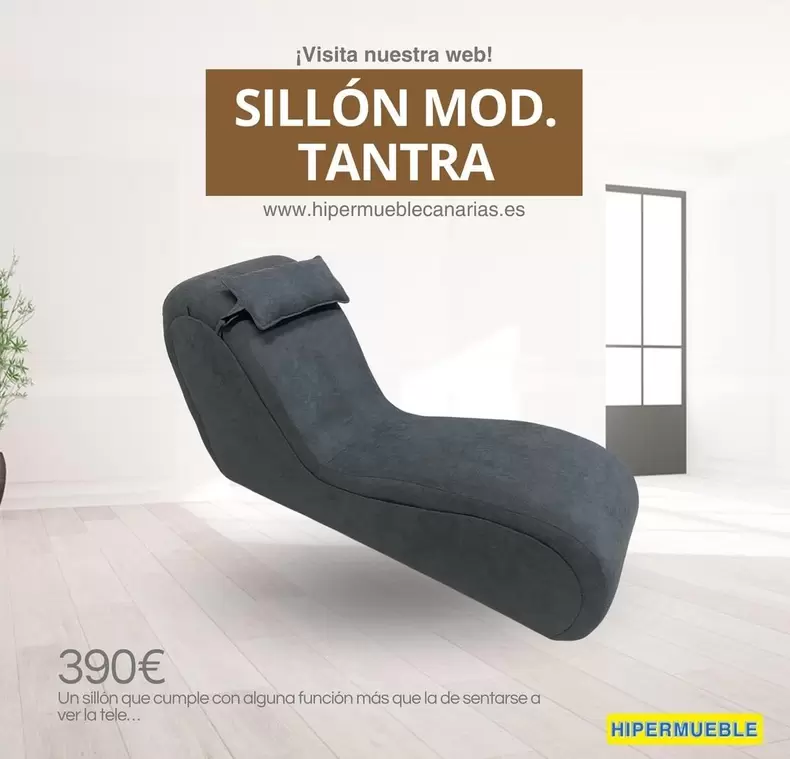 Oferta de Sillón Mod. Tantra por 390€ en HiperMueble Canarias