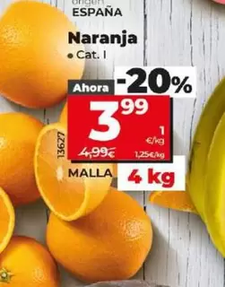 Oferta de Naranja por 3,99€ en Dia