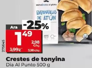 Oferta de Dia Al Punto - Enmandilas De Atun por 1,49€ en Dia