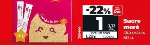 Oferta de Dia - Azúcar Moreno  por 1€ en Dia