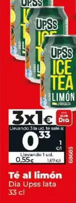 Oferta de Dia Upss - Te Al Limon por 0,55€ en Dia