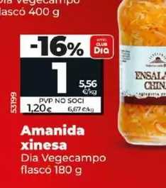 Oferta de Dia Vegecampo - Ensalada China por 1€ en Dia