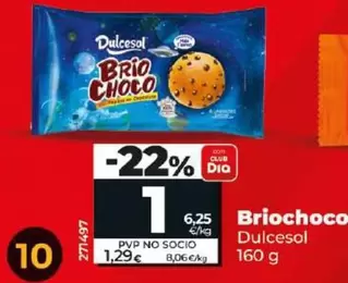 Oferta de Dulcesol - Briochoco por 1€ en Dia