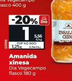 Oferta de Dia Vegecampo - Ensalada China por 1€ en Dia