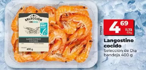 Oferta de Seleccion De Dia - Langostino Cocido por 4,69€ en Dia