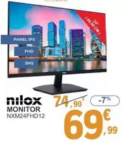 Oferta de Nilox - Monitor NXM24FHD12  por 69,99€ en E.Leclerc