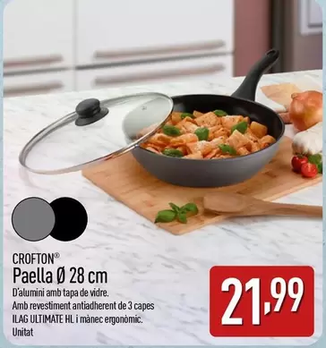 Oferta de Crofton - Paella Ø 28 Cm por 21,99€ en ALDI