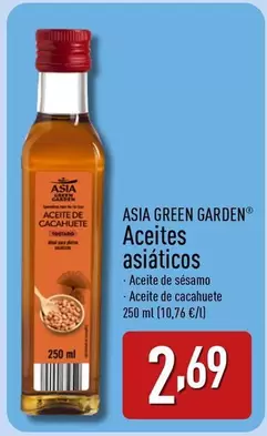 Oferta de Asia Green Garden - Aceites Asiaticos por 2,69€ en ALDI