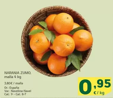 Oferta de España - Naranja Zumo por 0,95€ en HiperDino