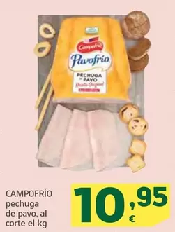 Oferta de Campofrío - Pechuga De Pavo por 10,95€ en HiperDino